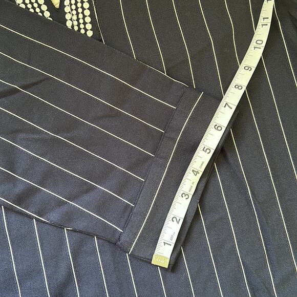 Tommy Hilfiger Navy Striped V-Neck Tunic - Picture 8 of 10